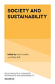 Book cover of: Society and Sustainability. By: David Crowther