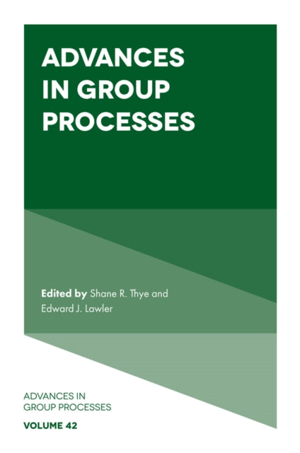 Book cover of: Advances in Group Processes