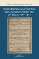 Book cover of: Proceedings against the 'scandalous ministers' of Essex, 1644-1645