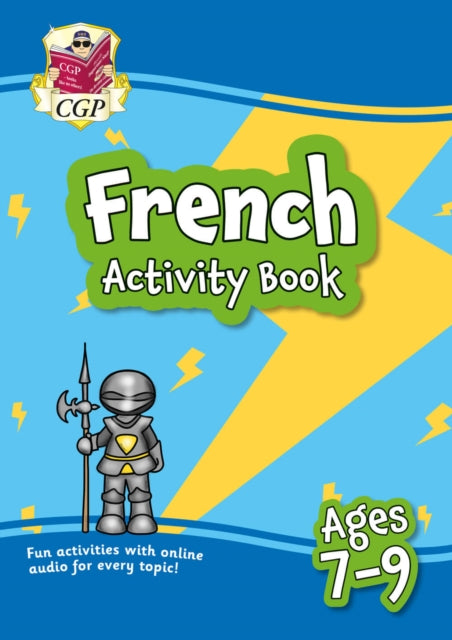 Book cover of: French Activity Book for Ages 7-9 (with Online Audio)