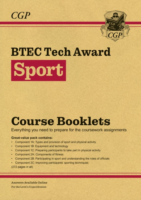 Book cover of: BTEC Tech Award in Sport: Course Booklets Pack (with Online Edition)