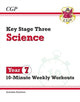 Book cover of: KS3 Year 7 Science 10-Minute Weekly Workouts (includes answers)