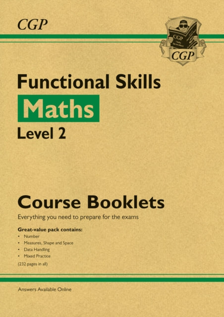 Book cover of: New Functional Skills Maths Level 2 - Course Booklets Pack (with Online Edition)