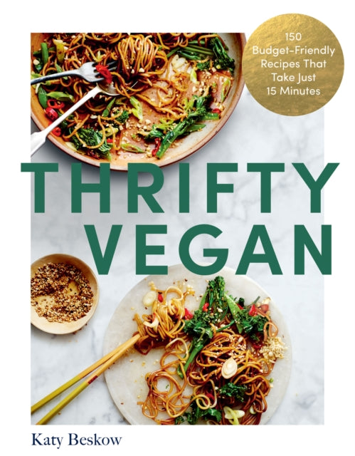 Book cover of: Thrifty Vegan. By: Katy Beskow