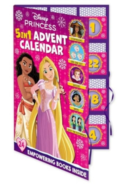 Book cover of: Disney Princess: 5-in-1 Advent Calendar