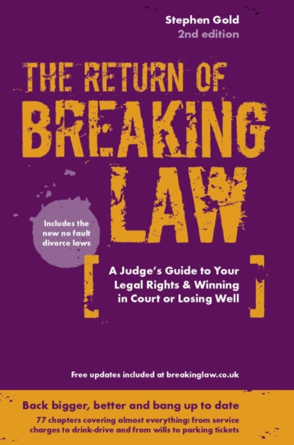 Book cover of: Return of Breaking Law. By: Stephen F. Gold