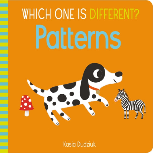 Book cover of: Which One Is Different? Patterns. By: Kasia Dudziuk