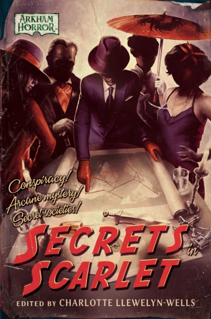 Book cover of: Secrets in Scarlet. By: Charlotte Llewelyn-Wells