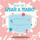 Book cover of: Why Do I Wear a Mask?. By: Madeline Tyler