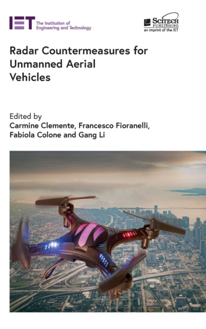 Book cover of: Radar Countermeasures for Unmanned Aerial Vehicles. By: Carmine Clemente