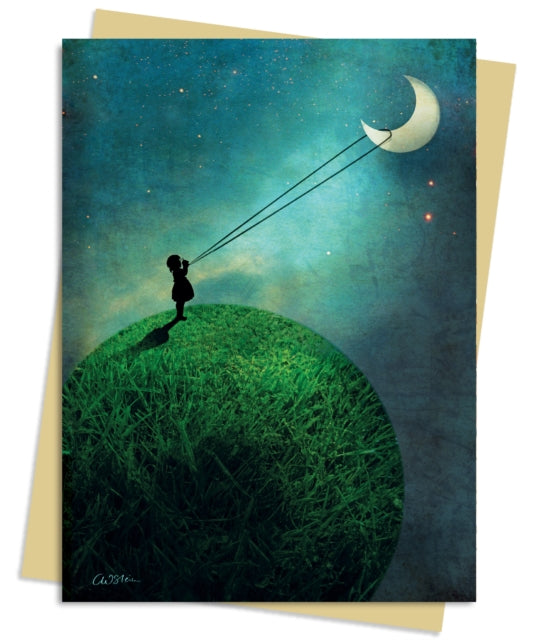 Book cover of: Catrin Welz-Stein: Chasing the Moon Greeting Card Pack. By: Flame Tree Studio