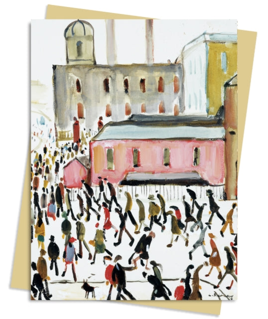 Book cover of: L.S. Lowry: Going to Work Greeting Card Pack. By: Flame Tree Studio