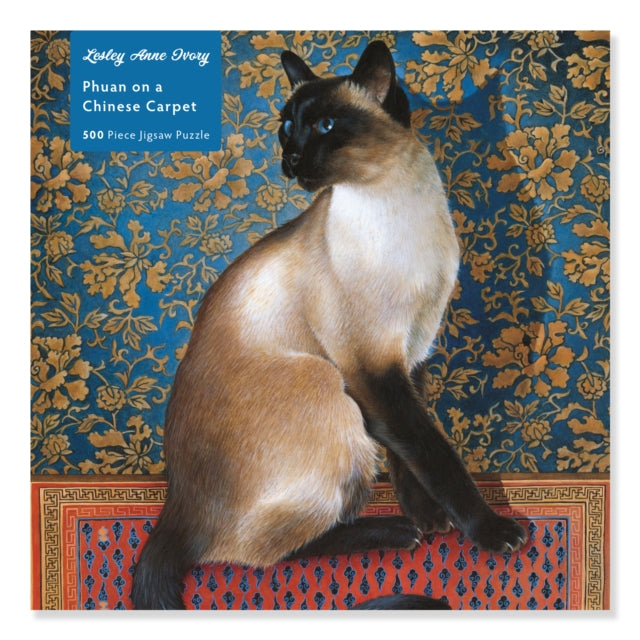 Book cover of: Adult Jigsaw Puzzle Lesley Anne Ivory: Phuan on a Chinese Carpet (500 pieces). By: Flame Tree Studio