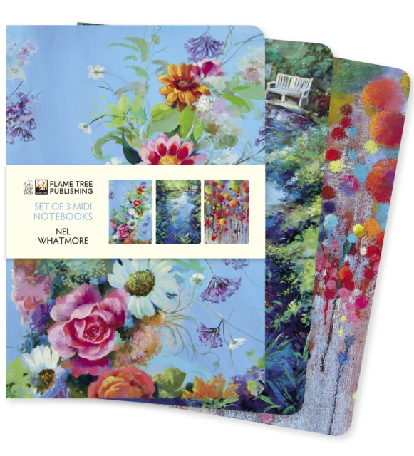 Book cover of: Nel Whatmore Set of 3 Midi Notebooks. By: Flame Tree Studio