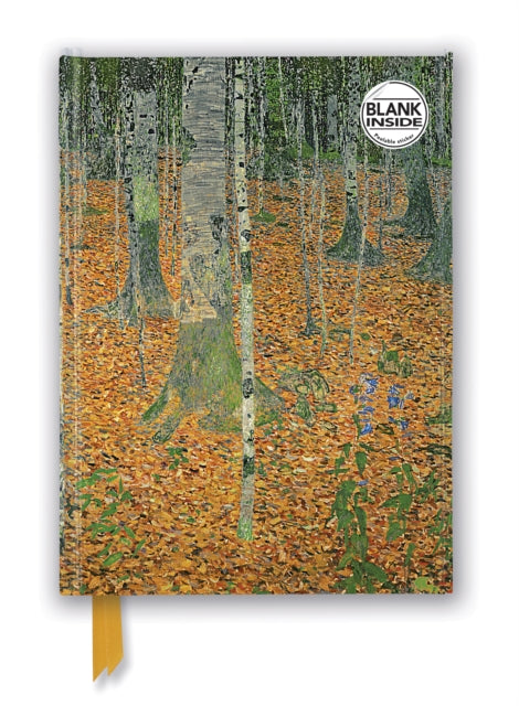 Book cover of: Gustav Klimt: The Birch Wood (Foiled Blank Journal). By: Flame Tree Studio