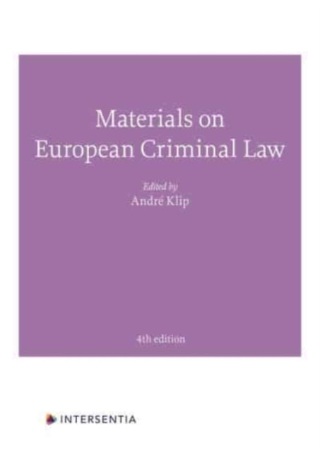 Book cover of: Materials on European Criminal Law. By: KLIP