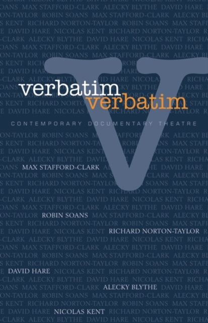 Book cover of: Verbatim, Verbatim. By: Richard Norton-Taylor