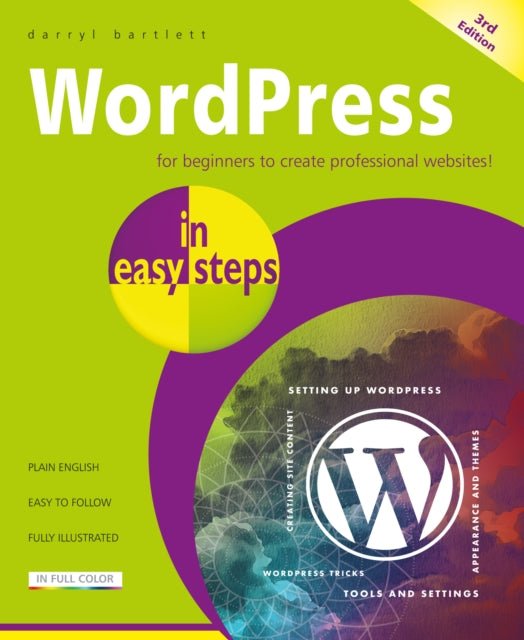 Book cover of: WordPress in easy steps. By: Darryl Bartlett
