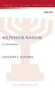 Book cover of: 4Q Pesher Nahum. By: Gregory L. Doudna