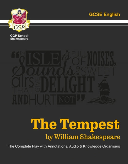 Book cover of: Tempest - The Complete Play with Annotations, Audio and Knowledge Organisers