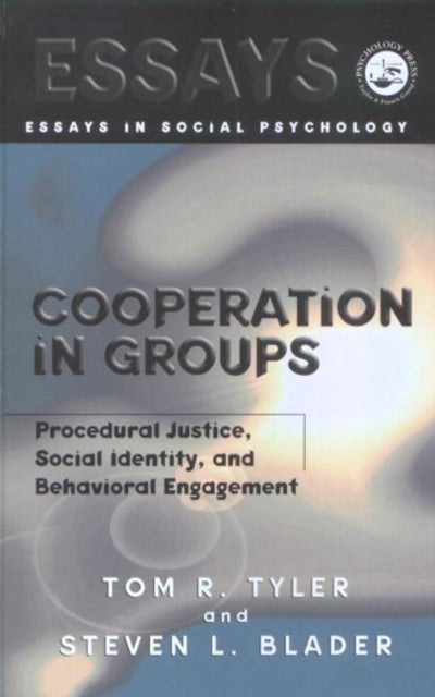 Book cover of: Cooperation in Groups. By: Tom Tyler