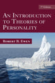 Book cover of: Introduction to Theories of Personality. By: Robert B. Ewen