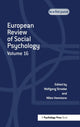 Book cover of: European Review of Social Psychology: Volume 16. By: Wolfgang Stroebe