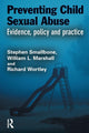 Book cover of: Preventing Child Sexual Abuse. By: Stephen Smallbone