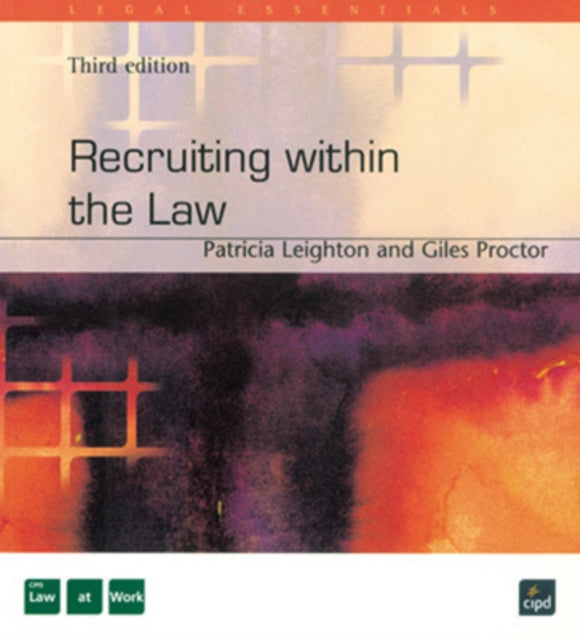 Book cover of: RECRUITING WITHIN THE LAW