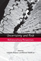 Book cover of: Uncertainty and Risk. By: Bammer, Gabriele