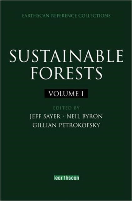 Book cover of: Sustainable Forests. By: Jeffrey Sayer