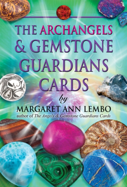 Book cover of: Archangels and Gemstone Guardians Cards. By: Margaret Ann Lembo