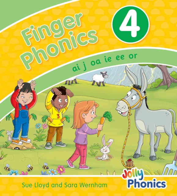 Book cover of: Finger Phonics Book 4. By: Sara Wernham