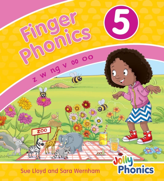Book cover of: Finger Phonics Book 5. By: Sara Wernham
