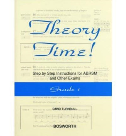 Book cover of: Theory Time - Grade 1. By: David Turnbull