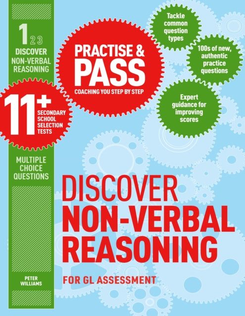 Book cover of: Practise & Pass 11+ Level One: Discover Non-verbal Reasoning. By: Peter Williams