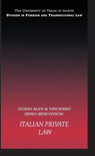 Book cover of: PB Direct Italian Private Law. By: Alpa