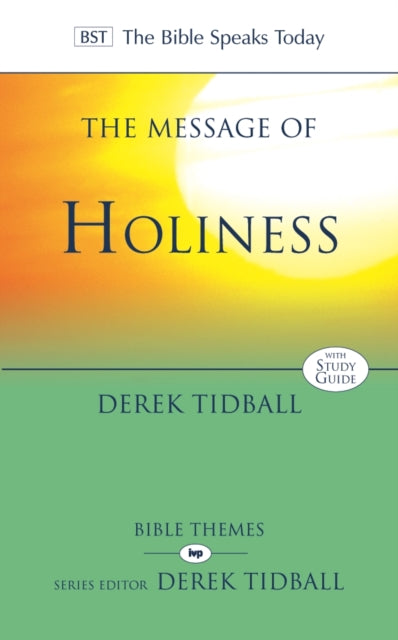 Book cover of: Message of Holiness. By: Derek Tidball
