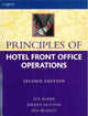 Book cover of: Principles of Hotel Front Office Operations. By: Jeremy Huyton