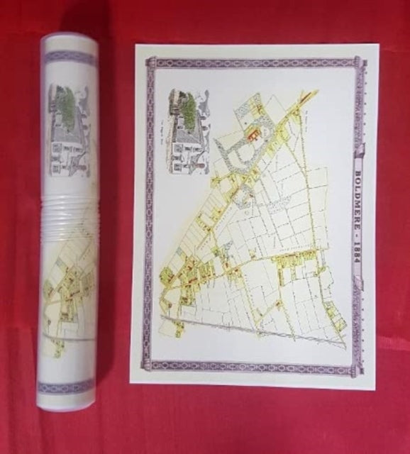 Book cover of: Boldmere 1884 - Old Map Supplied Rolled in a Clear Two Part Screw Presentation Tube - Print Size 45cm x 32cm