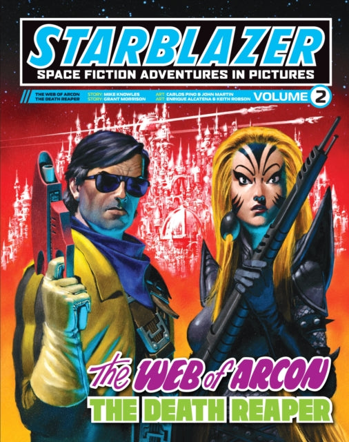 Book cover of: Starblazer vol. 2: Space Fiction Adventures in Pictures. By: Grant Morrison; Mike Knowles