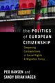 Book cover of: Politics of European Citizenship. By: Peo Hansen