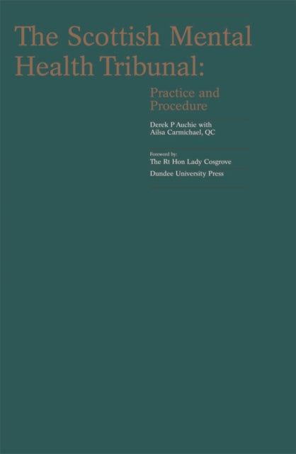 Book cover of: Scottish Mental Health Tribunal. By: Ailsa Carmichael