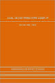Book cover of: Qualitative Health Research. By: Robert Dingwall