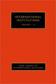 Book cover of: International Institutions. By: Judith Goldstein