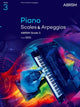 Book cover of: Piano Scales & Arpeggios, ABRSM Grade 3