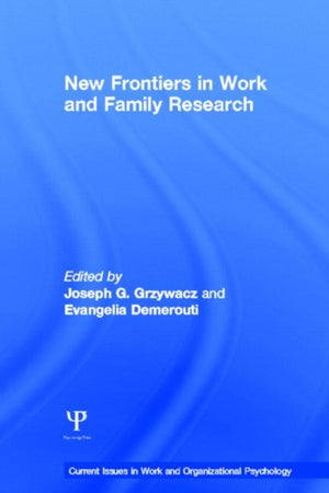 New Frontiers in Work and Family Research