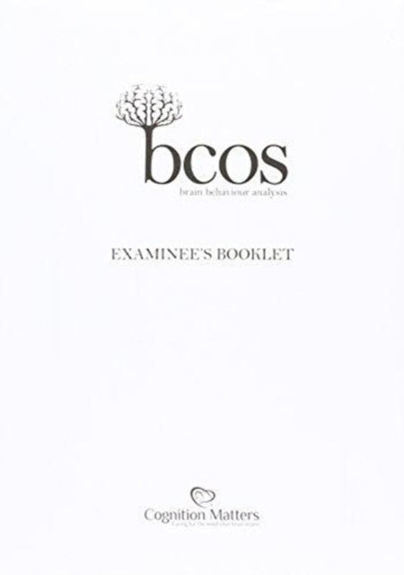 Book cover of: BCoS Cognitive Screen. By: Glyn Humphreys