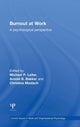 Book cover of: Burnout at Work. By: Michael P. Leiter