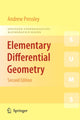 Book cover of: Elementary Differential Geometry. By: Andrew Pressley